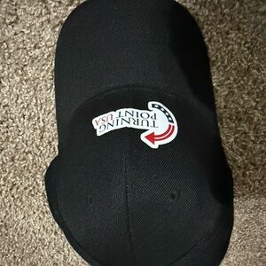 Black Baseball Cap with Turning Point USA logo